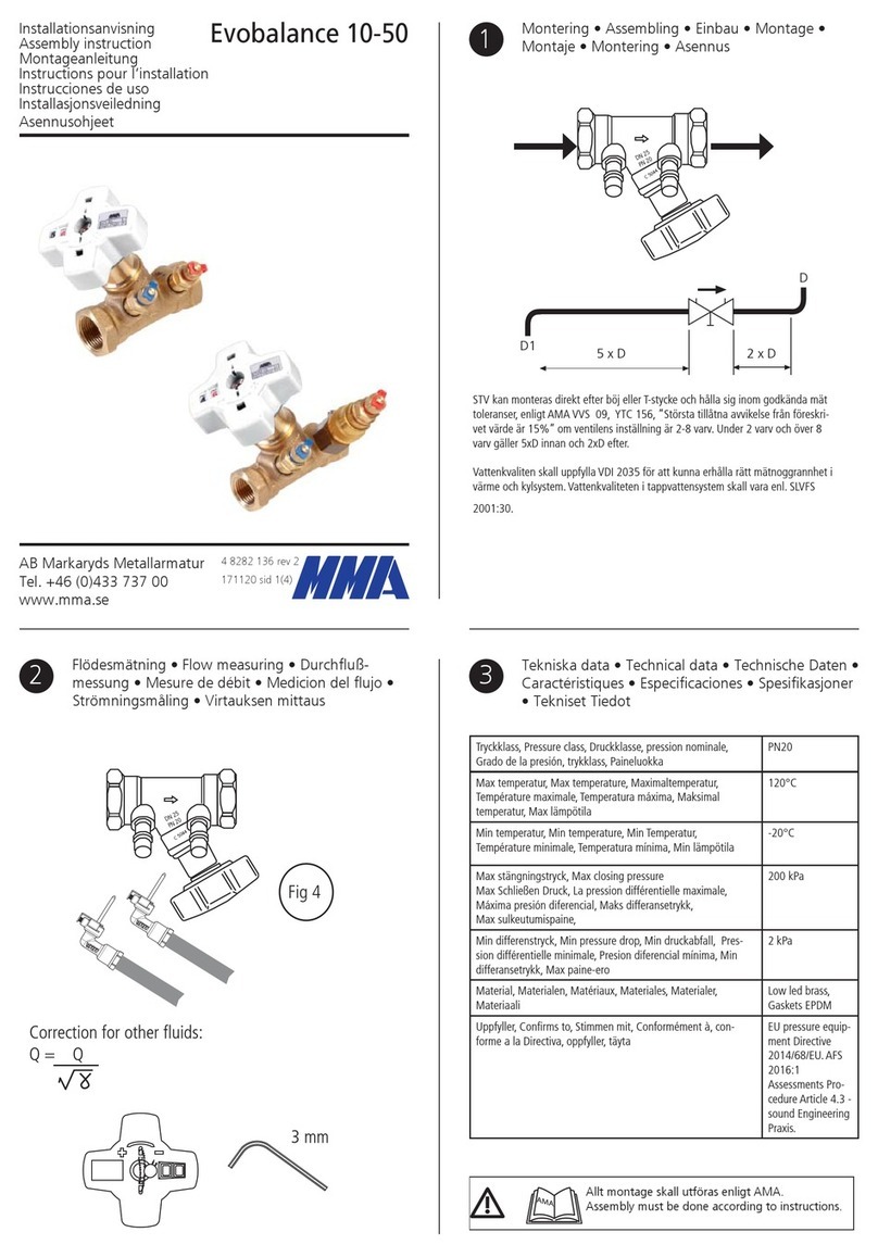 MMA Evobalance 10 Assembly instruction