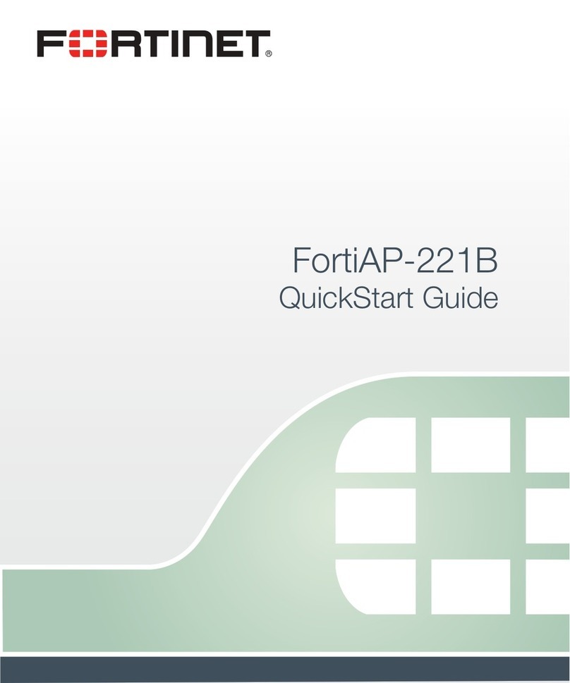 Fortinet FortiAP-221B User manual