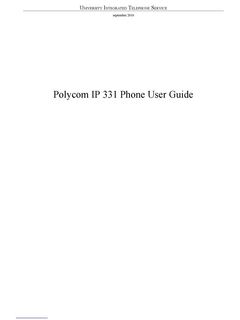 Polycom IP 331 User manual