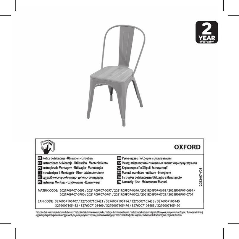 ADEO Services OXFORD 2021R09P07-0695 Assembly, Use, Maintenance Manual ADEO Services OXFORD 2021R09P07-0695 Assembly, Use, Maintenance Manual