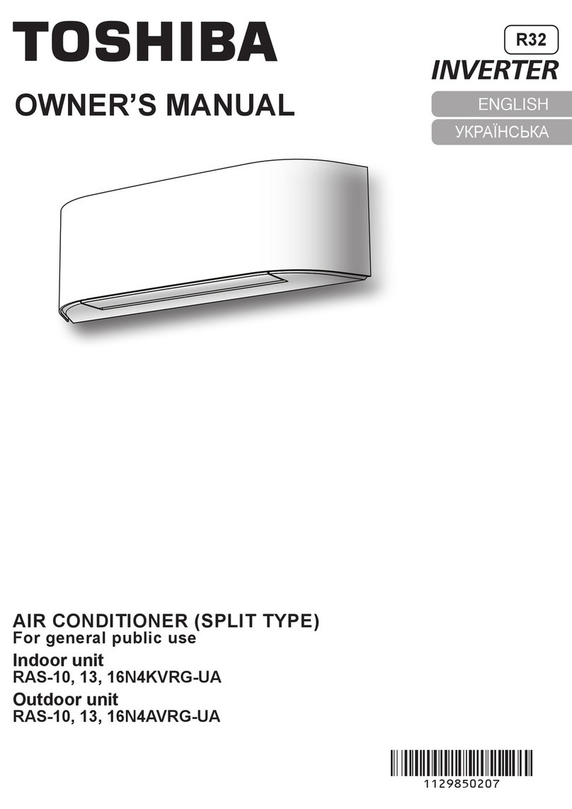 Toshiba RAS-10N4KVRG-UA User manual