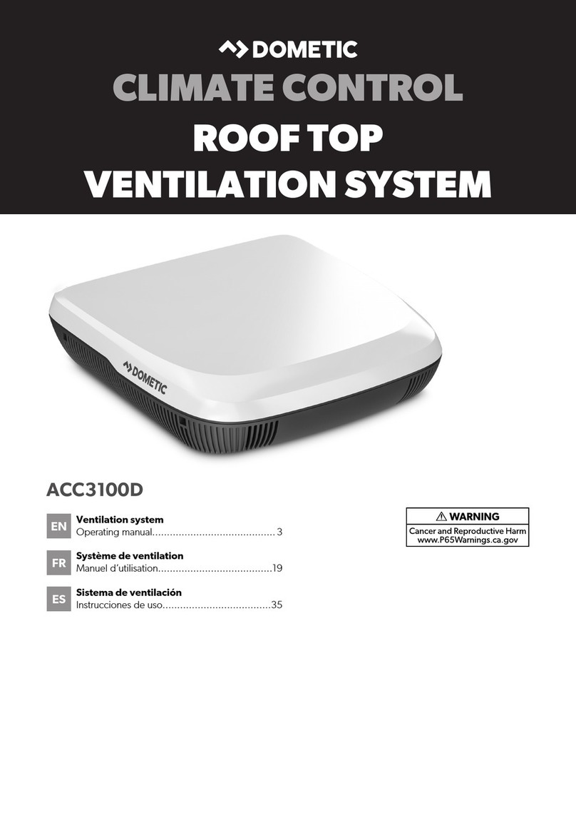Dometic ACC3100D User manual