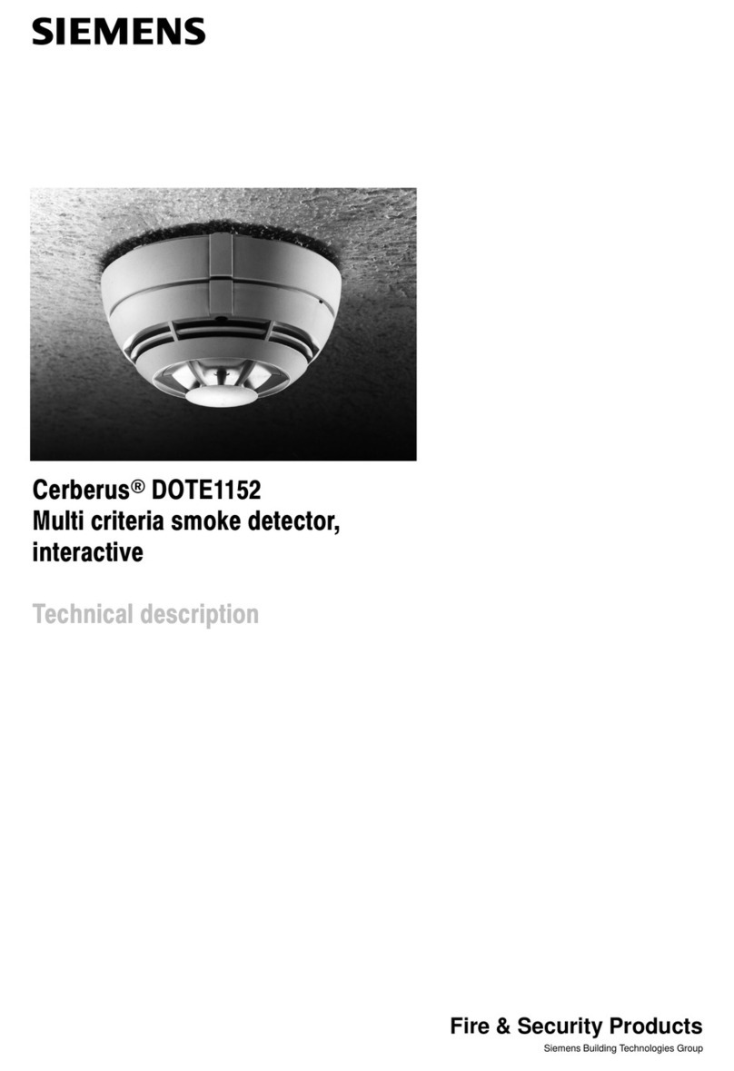 Siemens Cerberus DOTE1152 Technical description