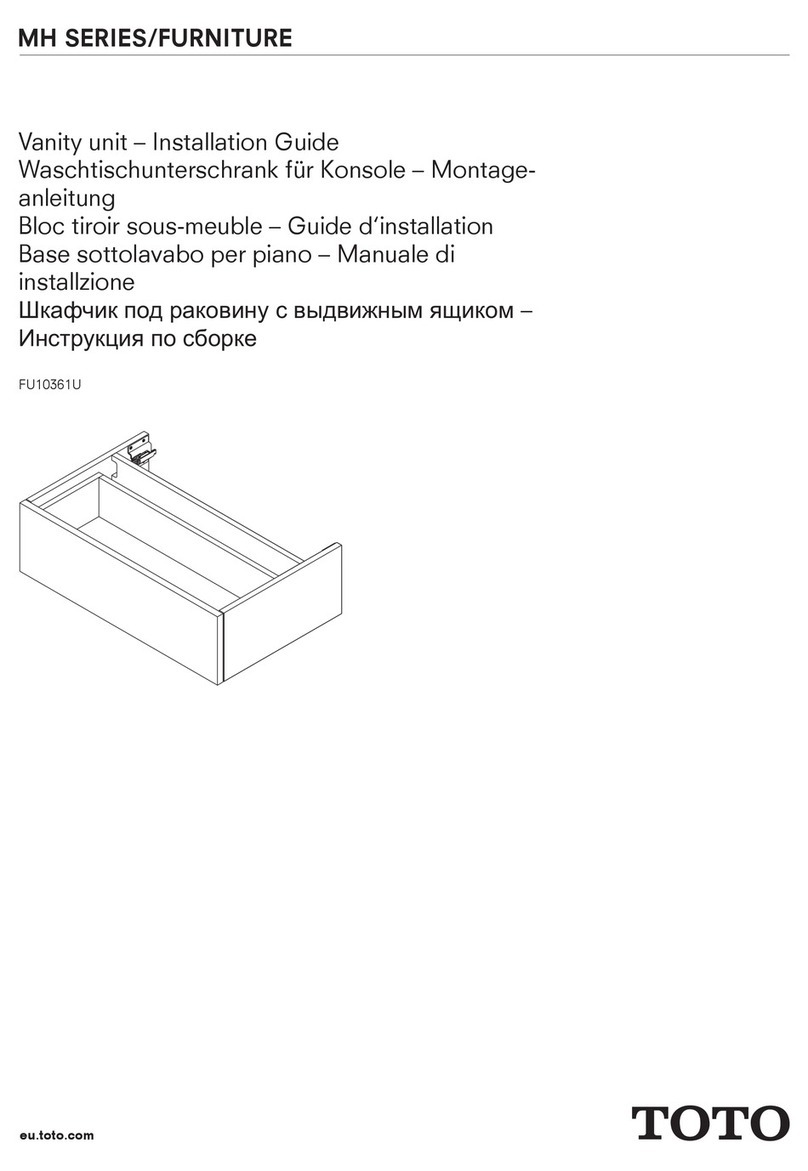 Toto MH Series installation guide