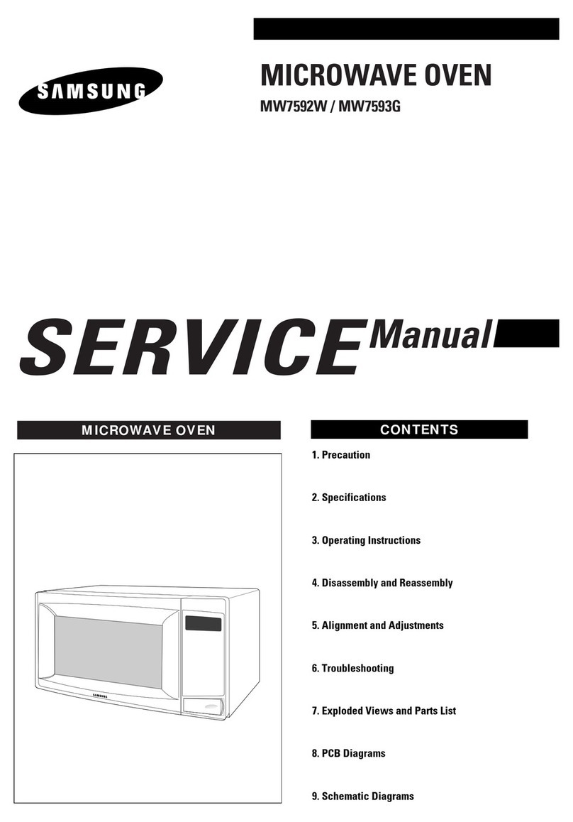 Samsung MW7593G Service manual