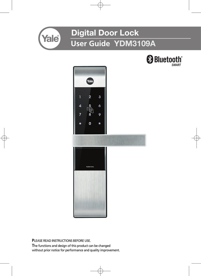 Yale YDM3109A user guide