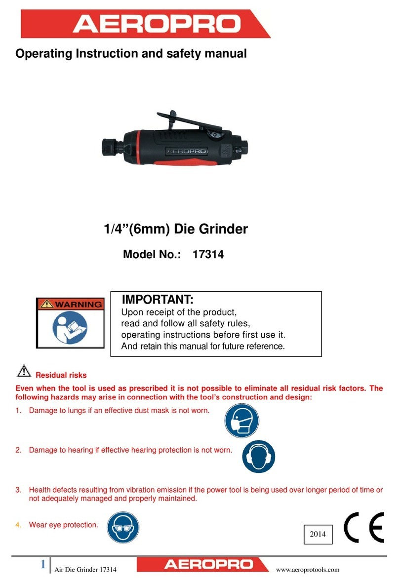 Aeropro 17314 Operating Instruction and Safety Manual