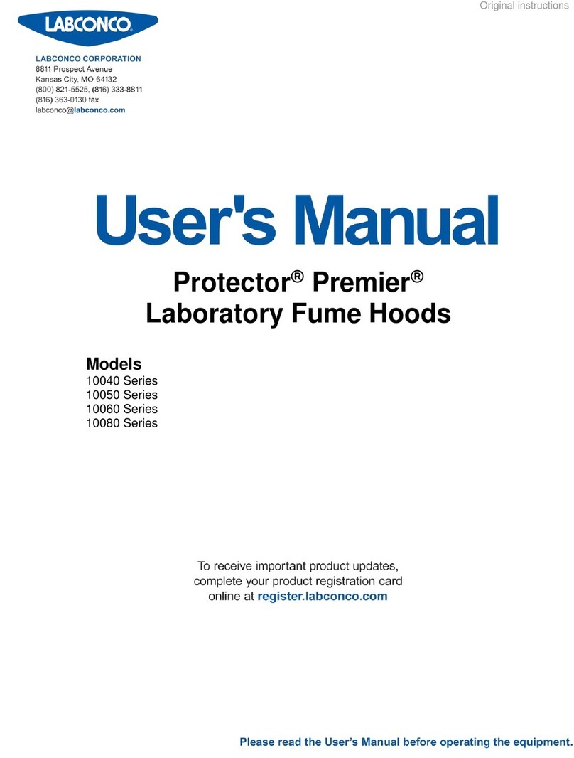 Labconco Protector Premier 10040 Series user manual