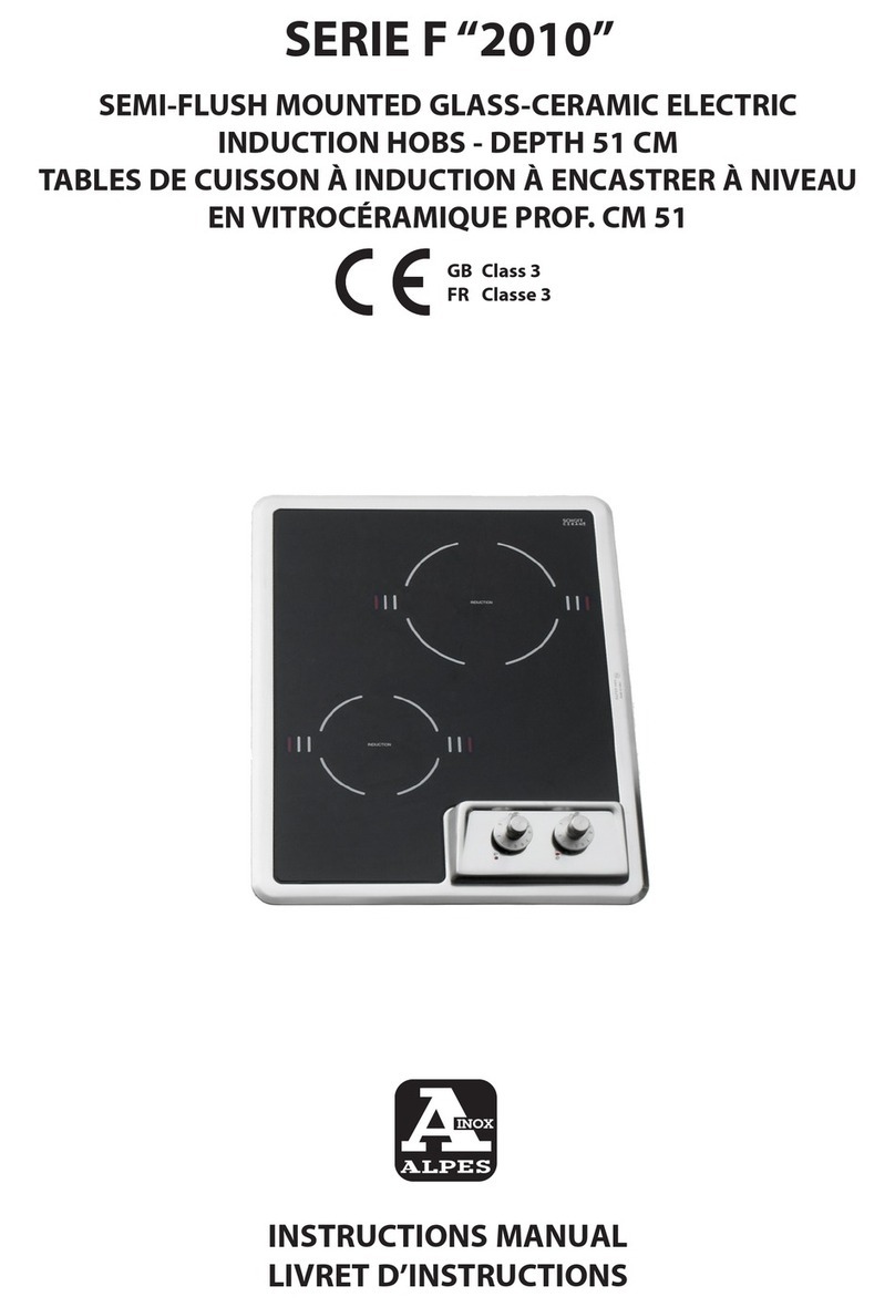 Alpes Inox F 530/2EI User manual Alpes Inox F 530/2EI User manual