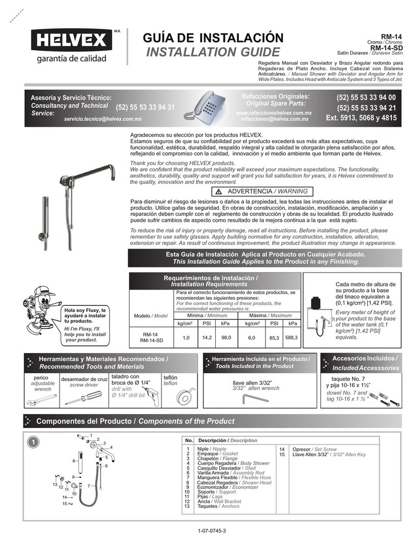 Helvex RM-14 User manual