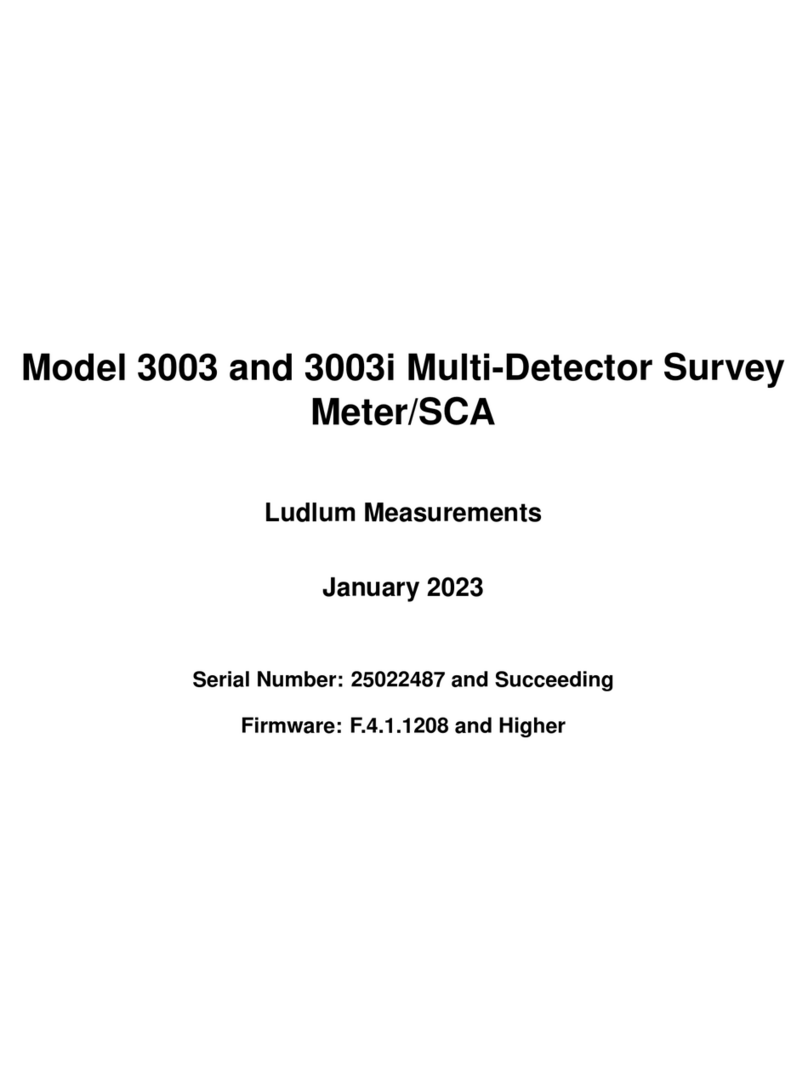 Ludlum Measurements 3003i User manual