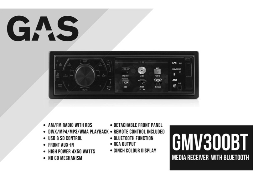 GAS GMV300BT instructions
