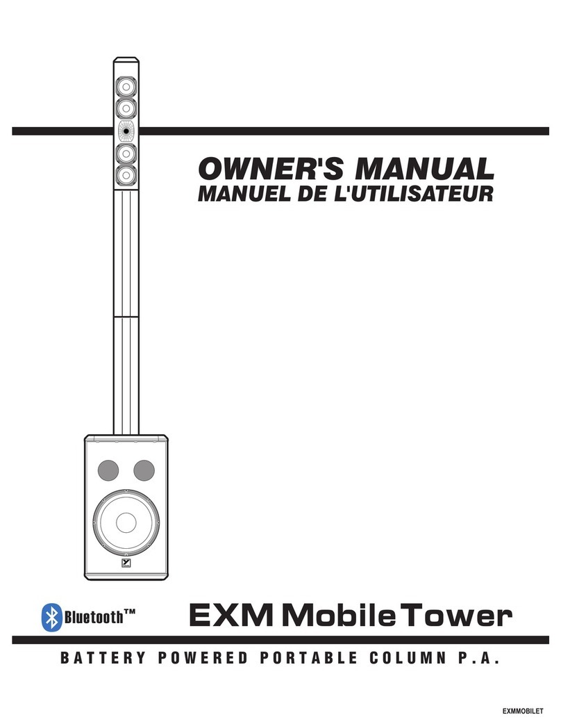 YORKVILLE EXM Mobile Tower User manual