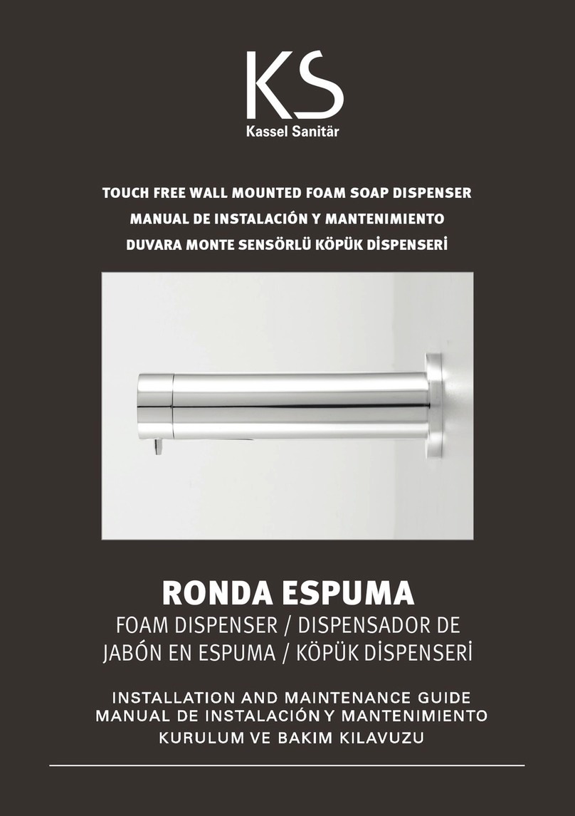 KS RONDA ESPUMA Installation and maintenance guide