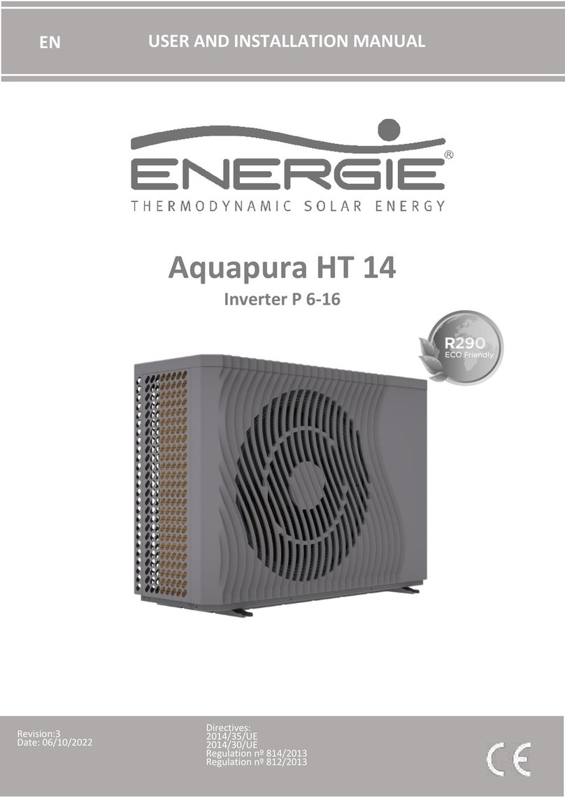 Energie Aquapura HT 14 User and installation manual