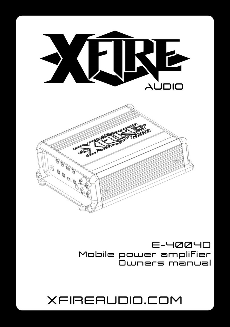 XFIRE AUDIO E-4004D User manual XFIRE AUDIO E-4004D User manual