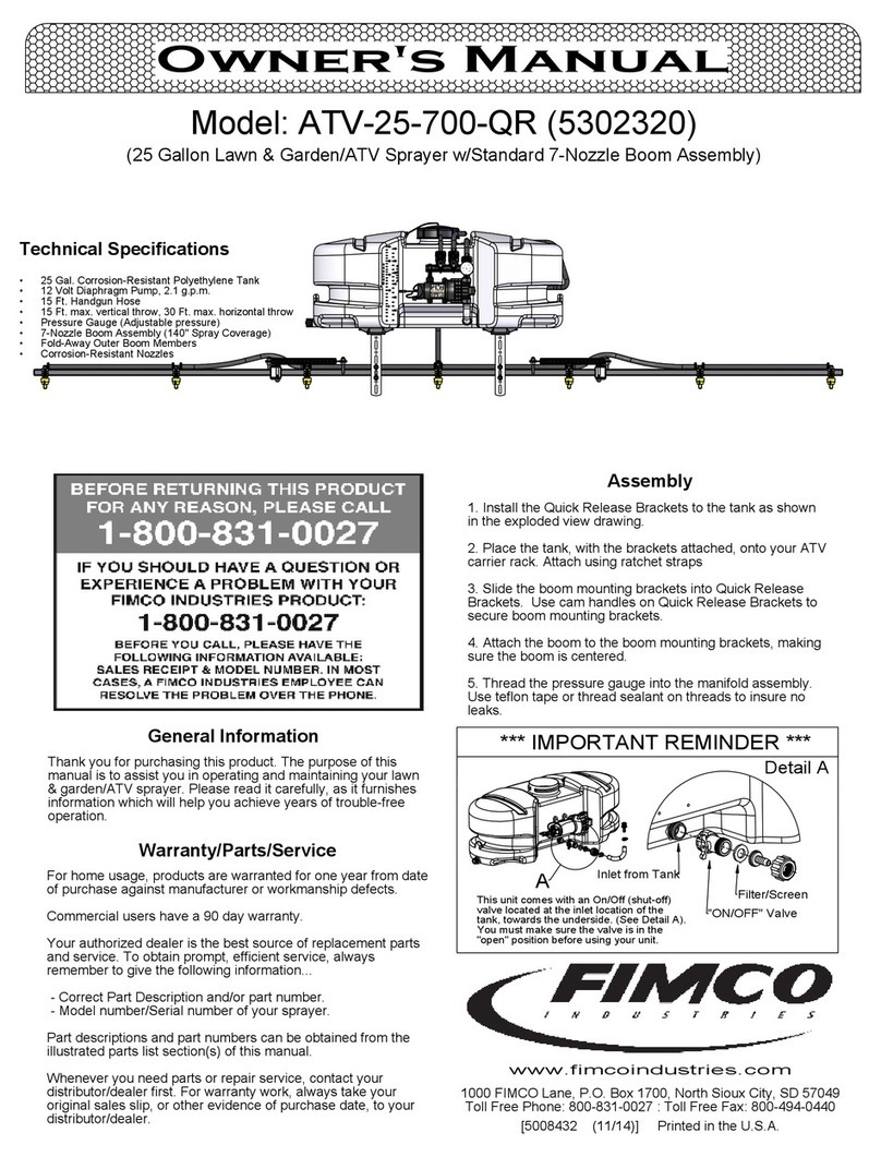 Fimco ATV-25-700-QR owner's manual Fimco ATV-25-700-QR owner's manual