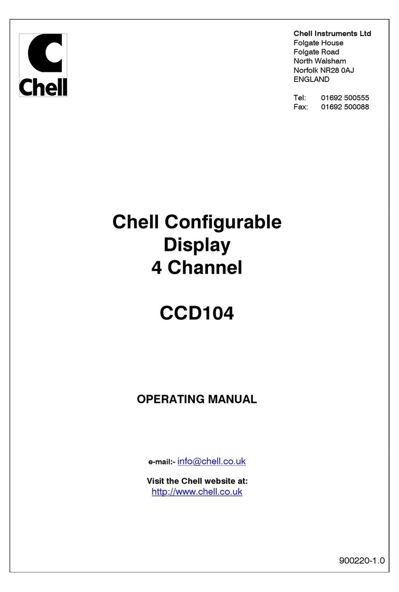 Chell CCD104 operating manual