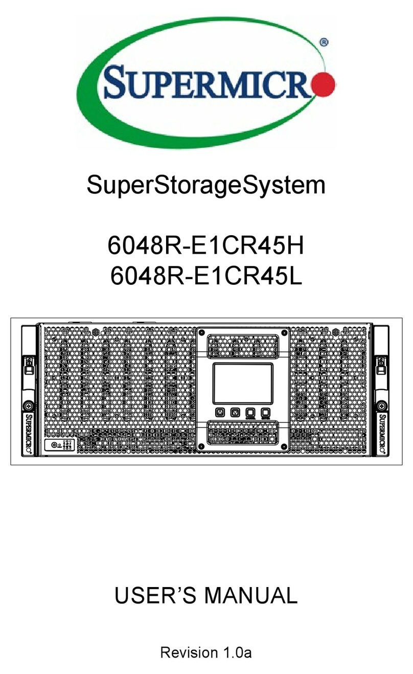 Supermicro SuperStorageSystem 6048R-E1CR45H User manual Supermicro SuperStorageSystem 6048R-E1CR45H User manual