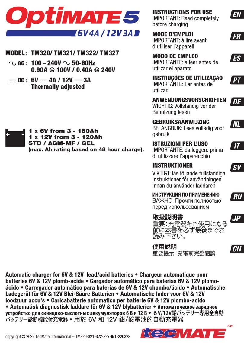 TecMate TM327 Instructions for use