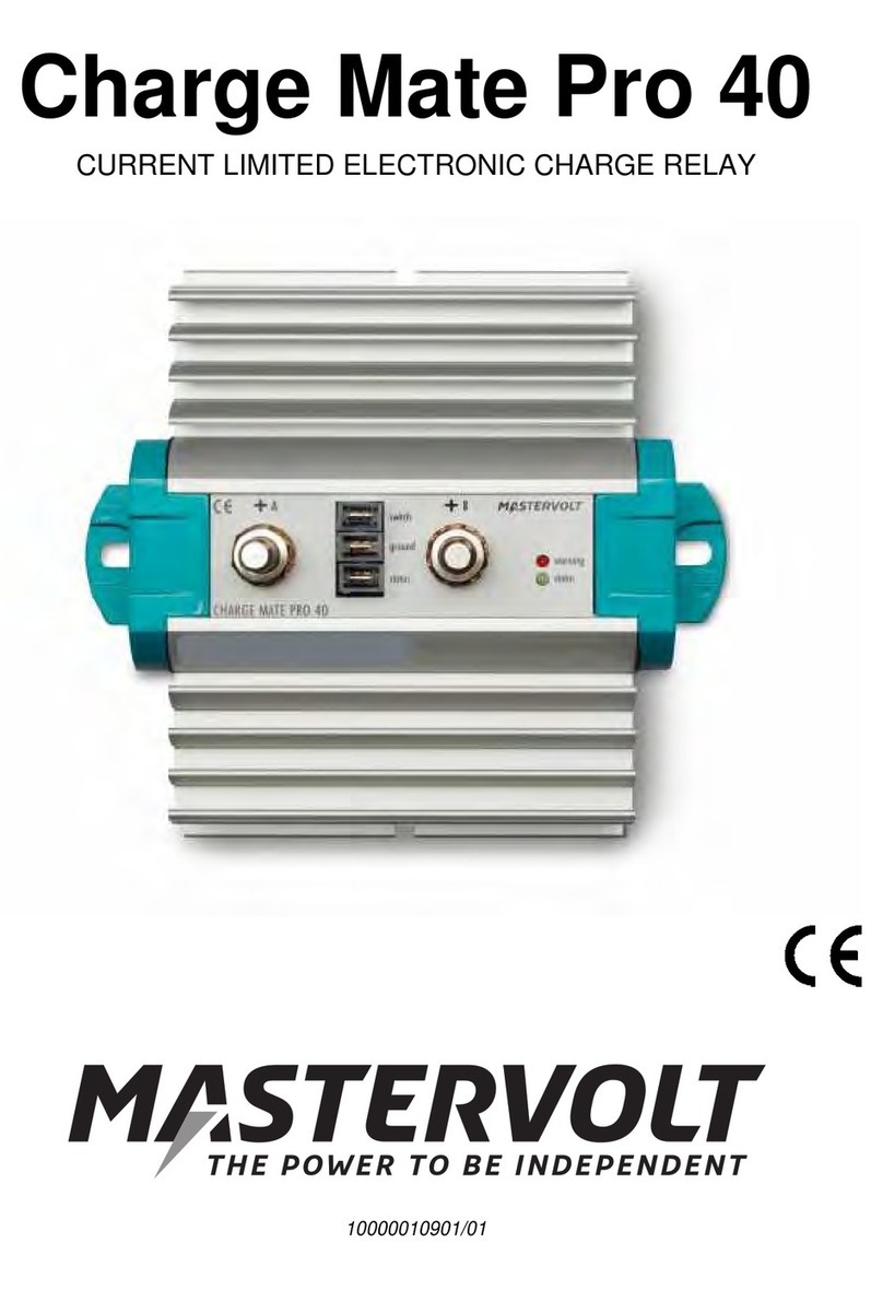 Mastervolt Charge Mate Pro 40 User manual
