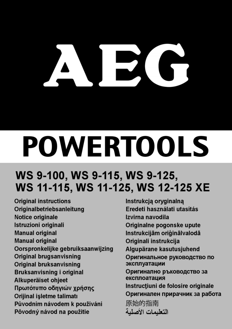AEG WS 9-115 User manual