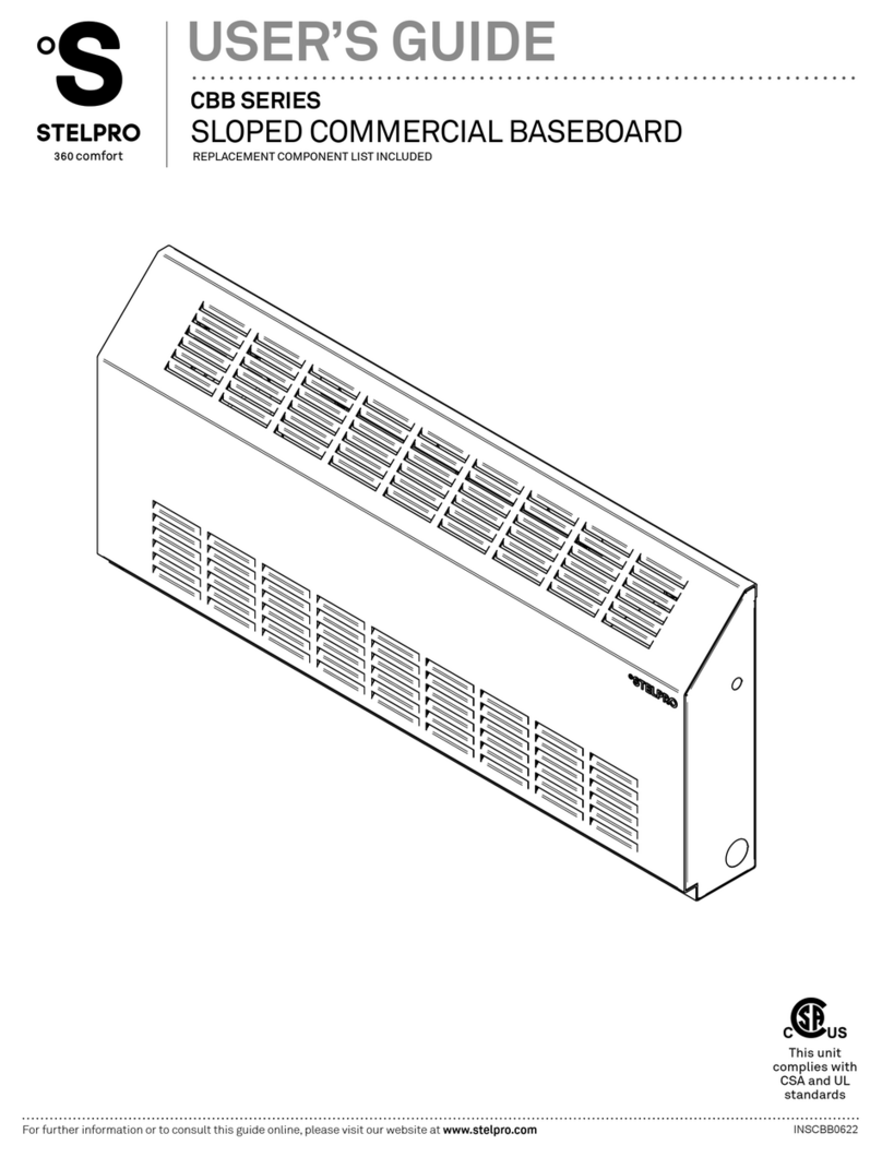 Stelpro CBB12061S User manual