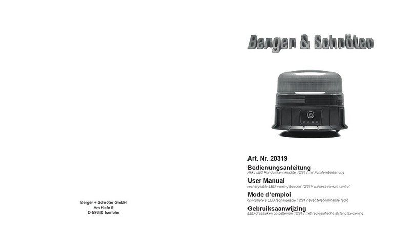Berger + Schröter 20319 user manual