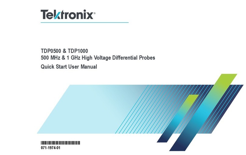 Tektronix TDP1000TDP1500 Manual