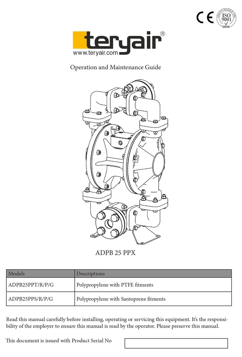 Teryair ADPB 25 PP Series Instruction Manual Teryair ADPB 25 PP Series Instruction Manual