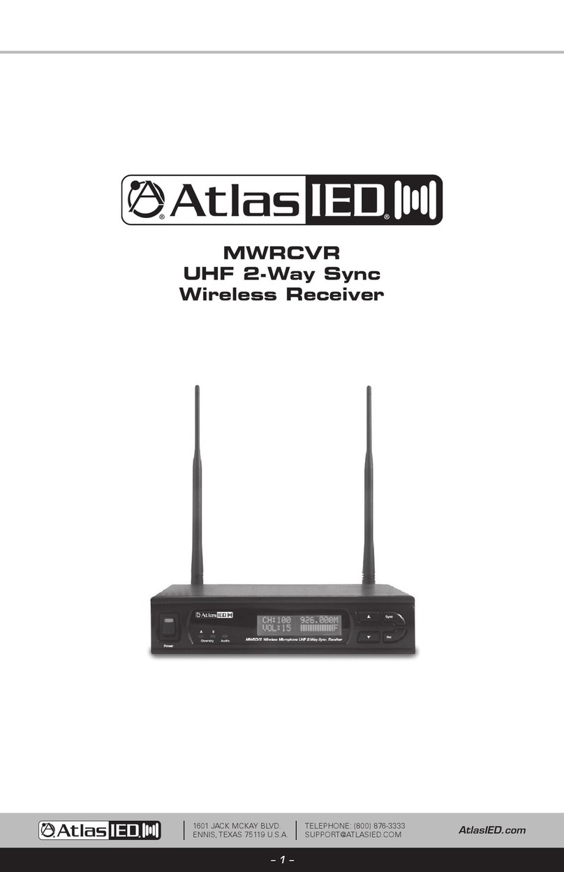 Atlas IED MWRCVR User manual