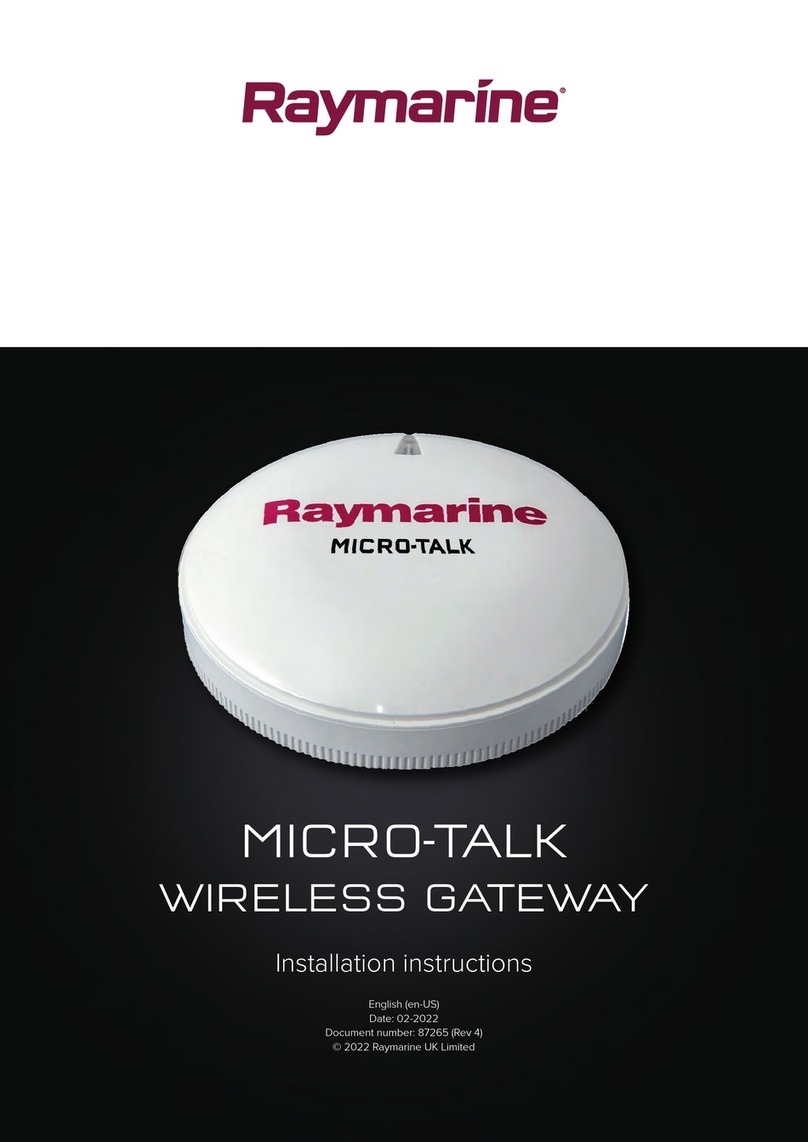 Raymarine MICRO-TALK installation instructions