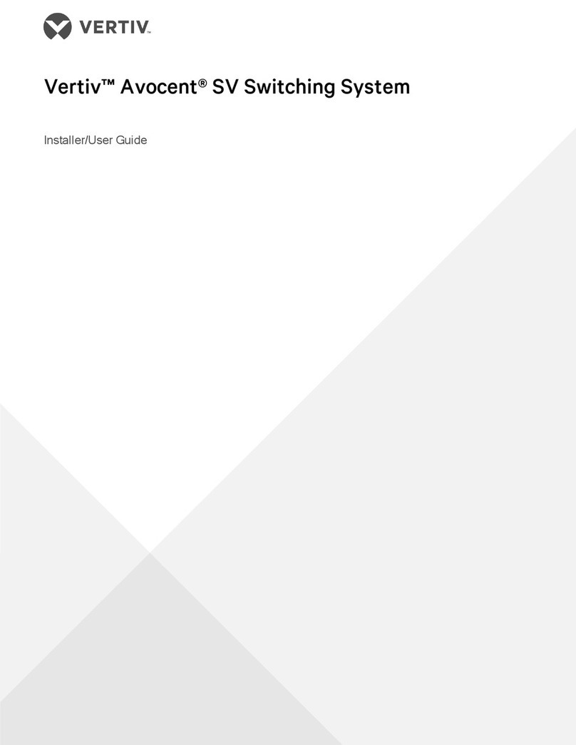 Vertiv Avocent SwitchView 300 Series Installation and maintenance instructions