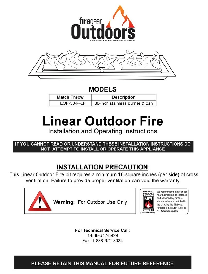 Skytech firegear Outdoors LOF-30-P-LF User manual