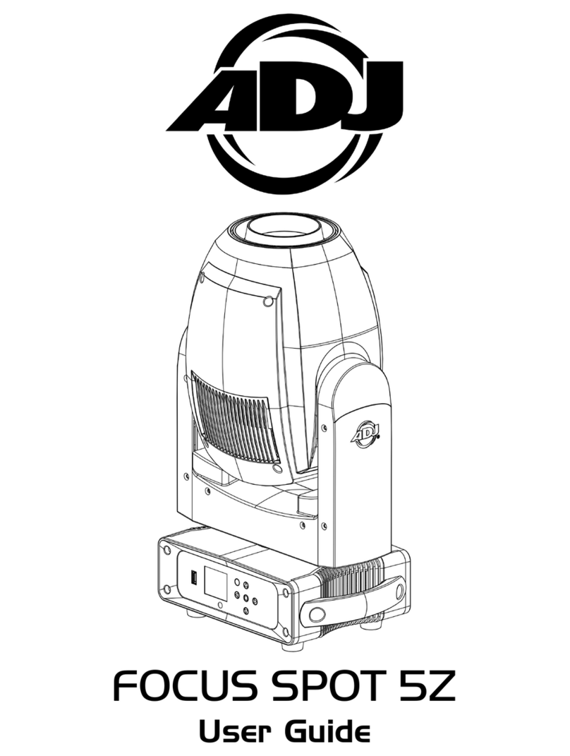 ADJ Focus Spot 5Z User manual