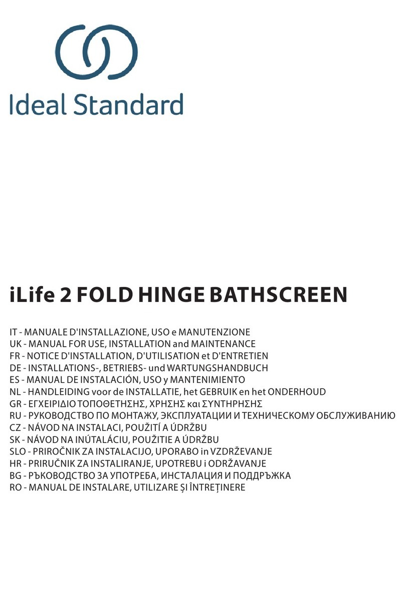 Ideal-Standard iLife 2 T4887EO Instruction manual