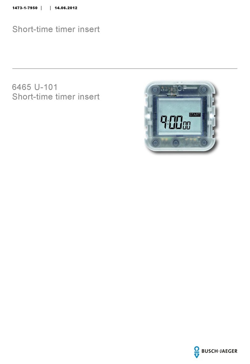 Busch-Jaeger 6465 U-101 quick start guide