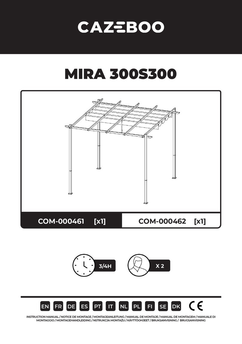 CAZEBOO MIRA 300S300 User manual CAZEBOO MIRA 300S300 User manual
