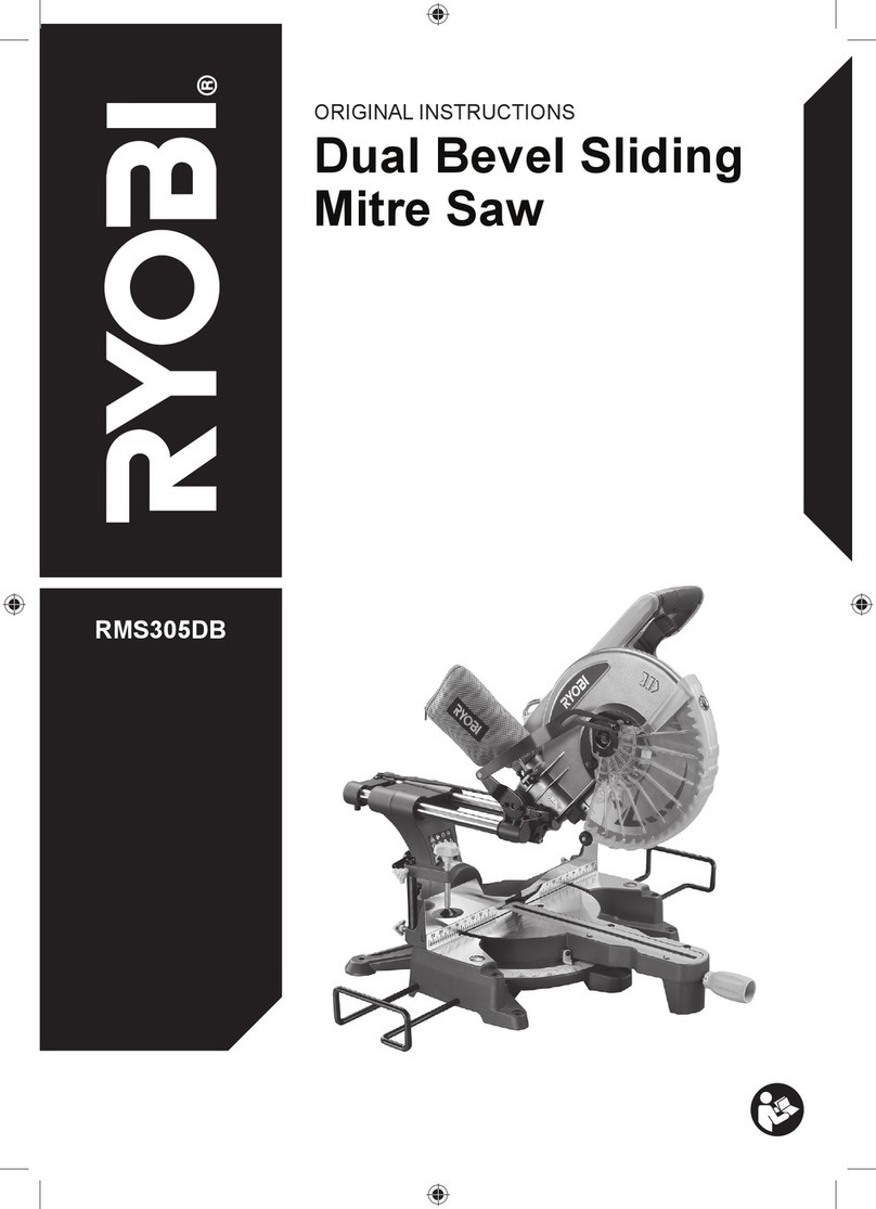 Ryobi RMS305DB Original instructions