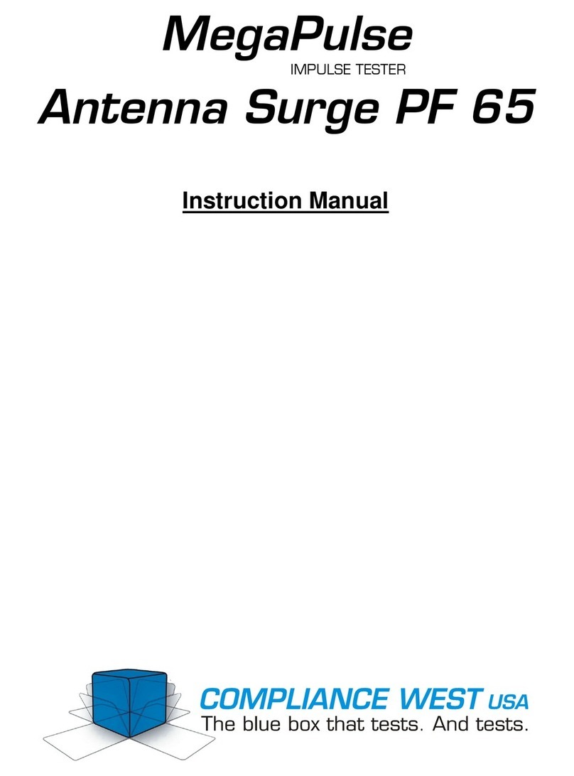 Compliance West MegaPulse Antenna Surge PF 65 User manual