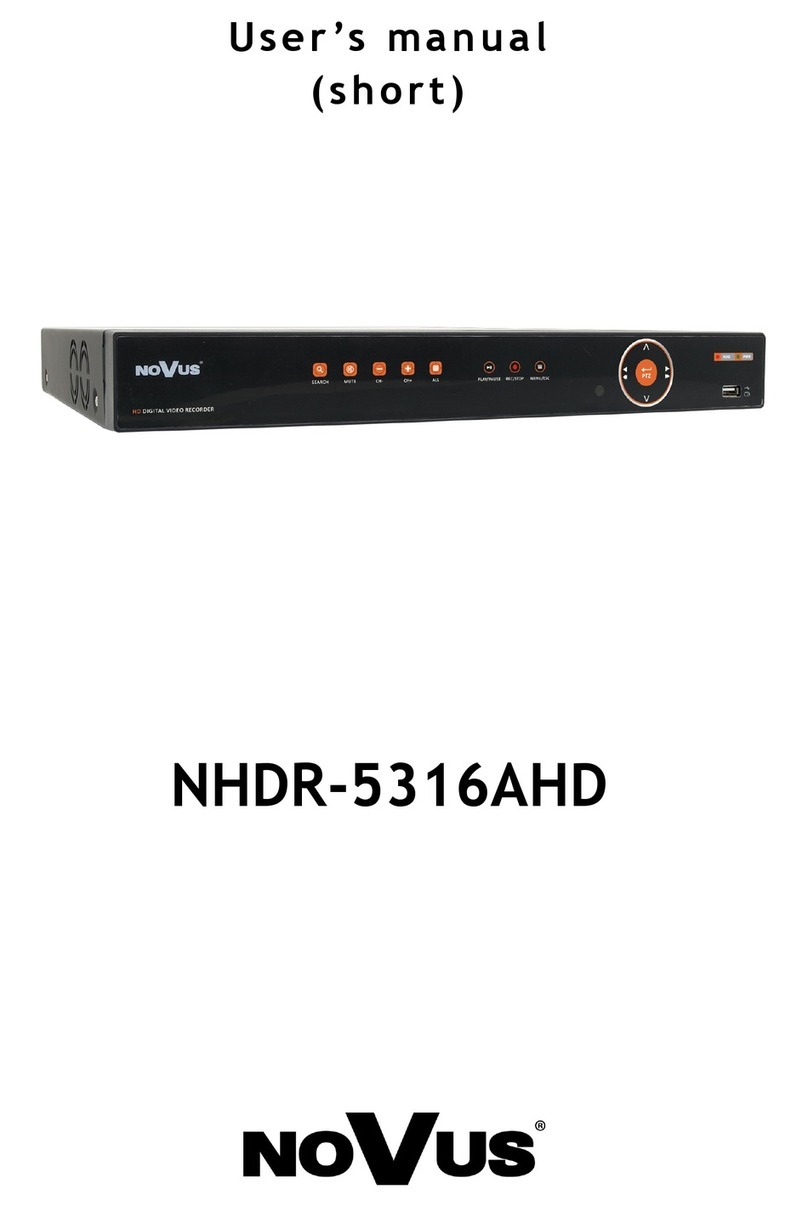 Novus NHDR-5316AHD user manual