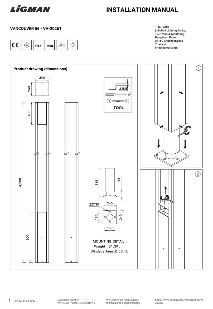 LIGMAN VANCOUVER 56 User manual