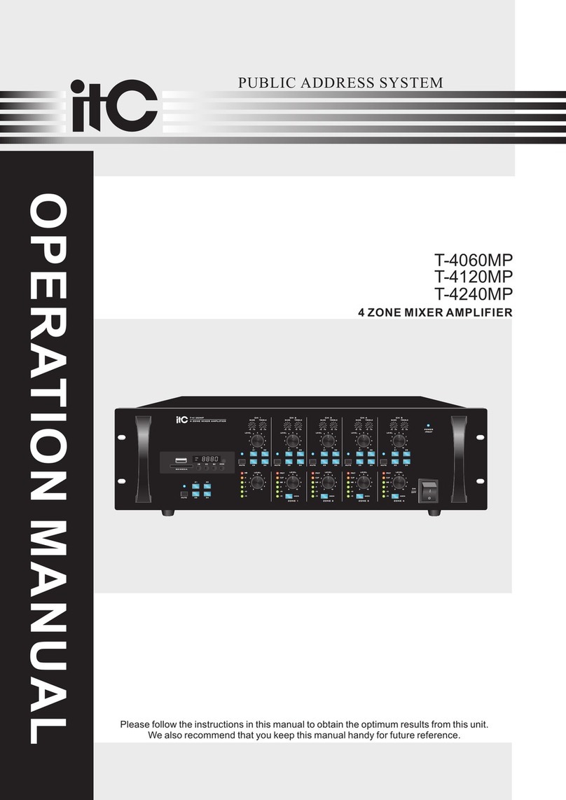 ITC T-4060MP User manual
