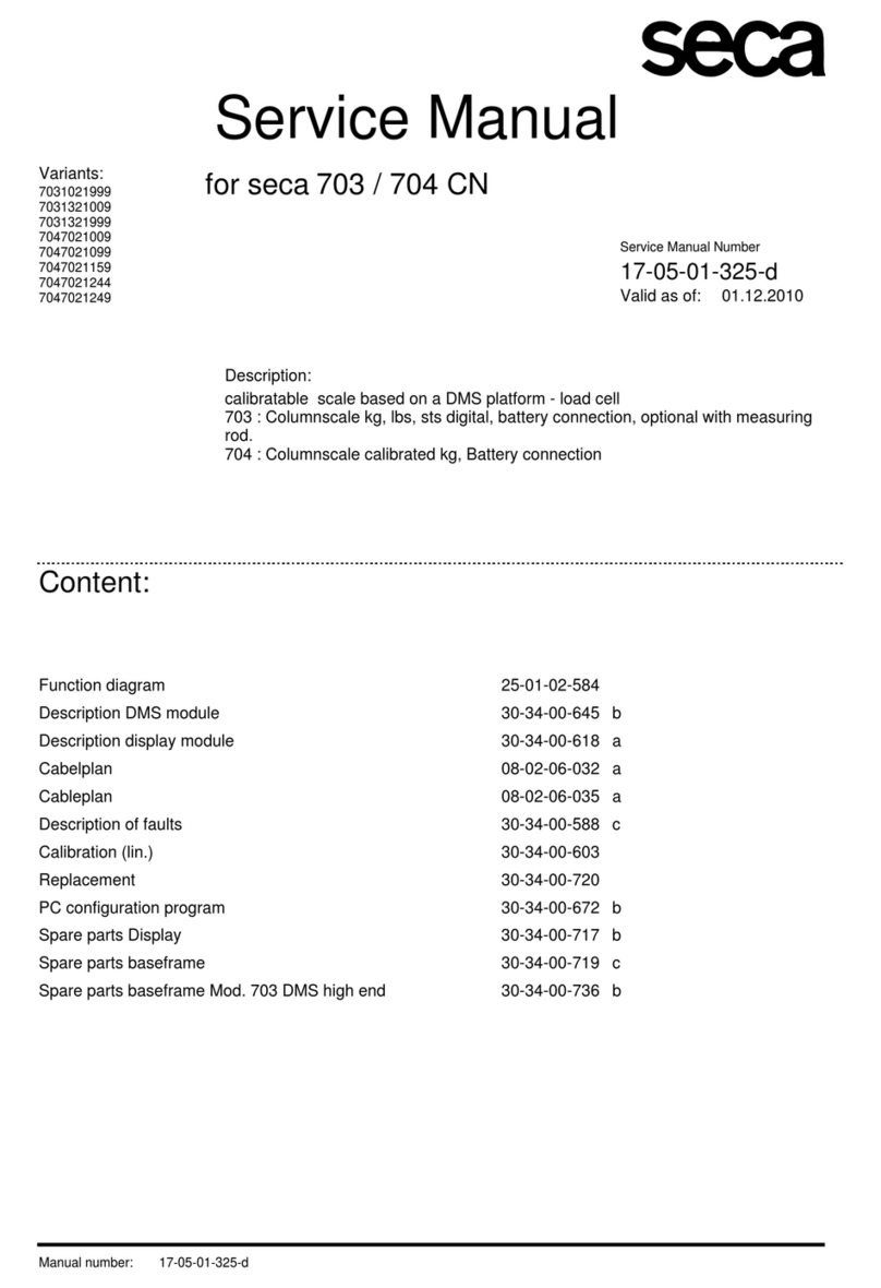 Seca 703 CN User manual