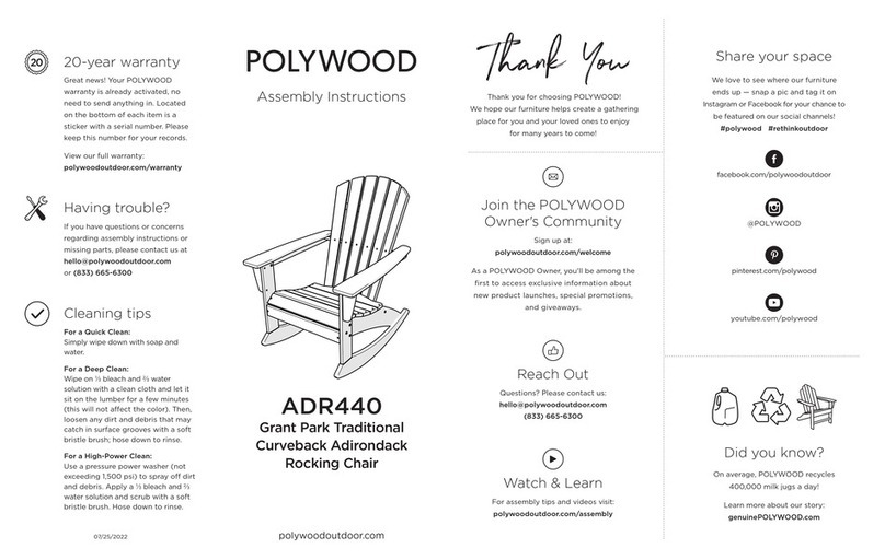 Polywood ADR440 User manual