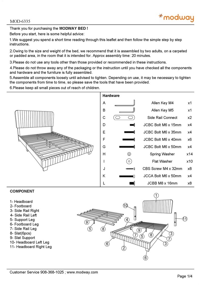 modway MOD-6335 User manual modway MOD-6335 User manual