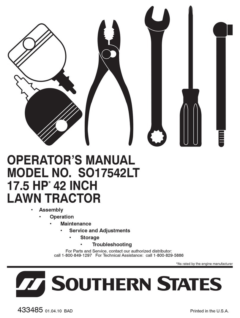 Southern States Southern States SO17542LT Operator's manual