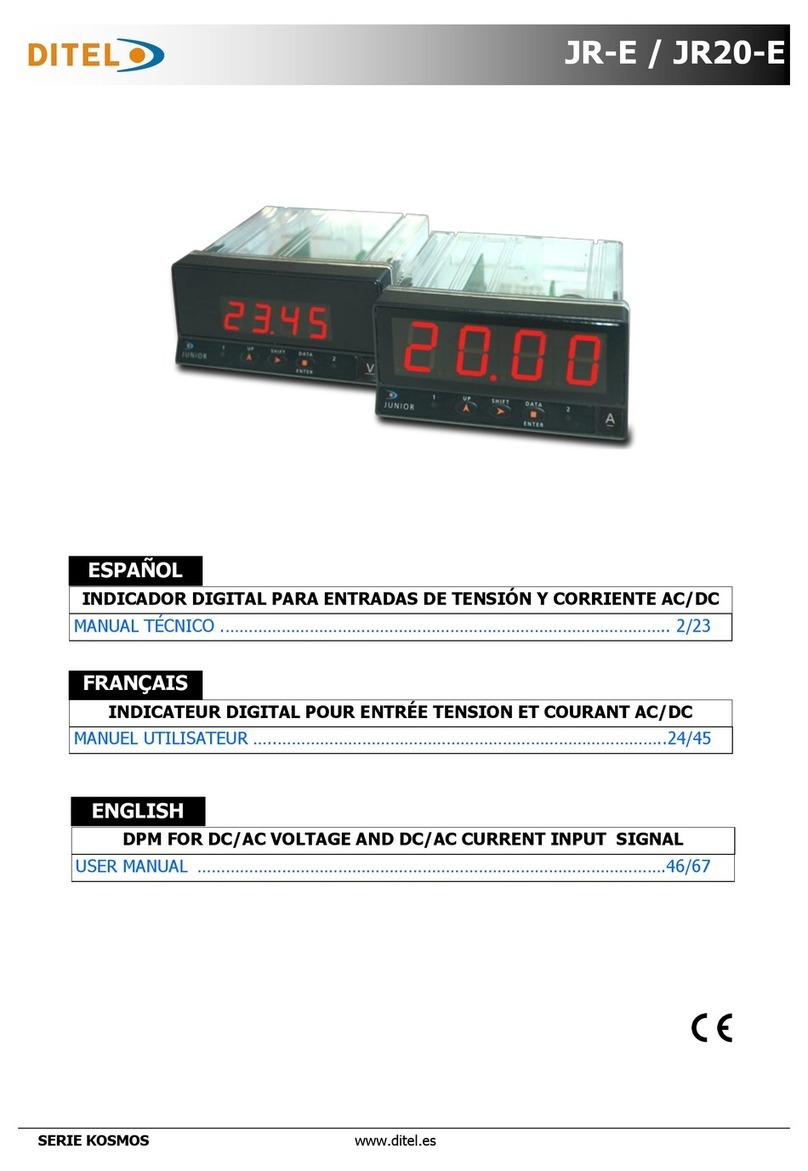 Ditel KOSMOS JUNIOR-E User manual