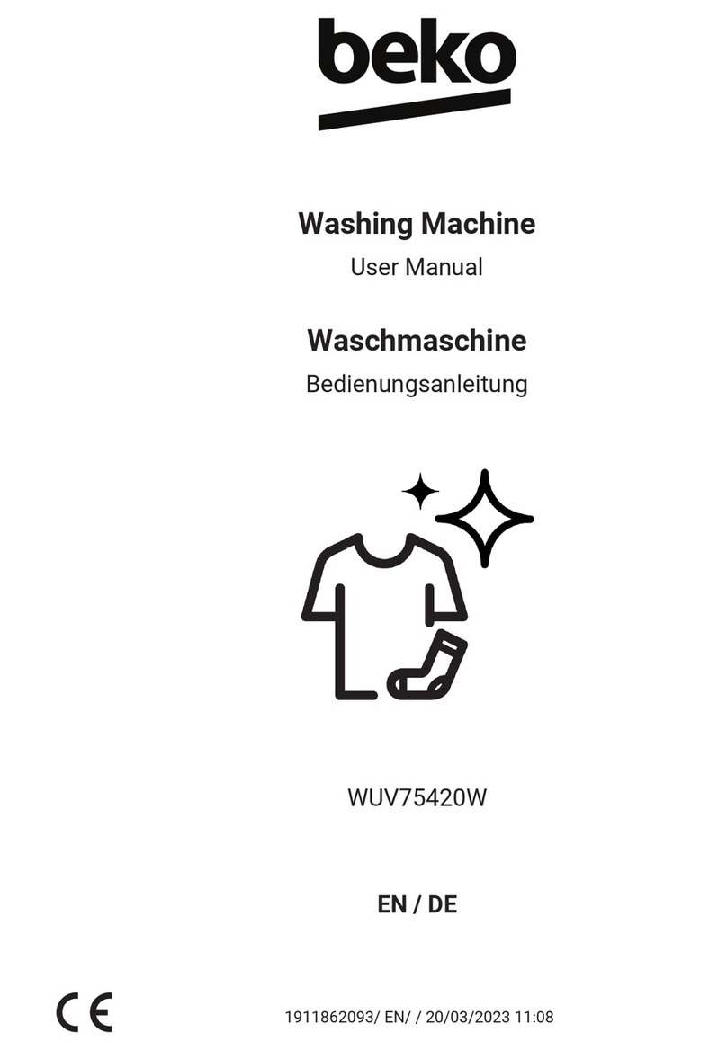 Beko WUV75420W User manual
