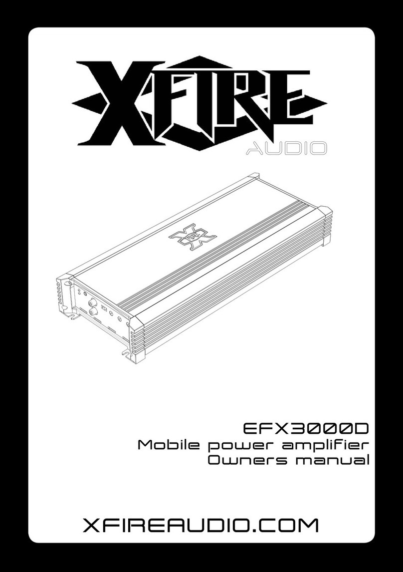 XFIRE AUDIO EFX3000D User manual XFIRE AUDIO EFX3000D User manual